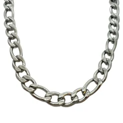Halsband Figaro Stål - 11 mm