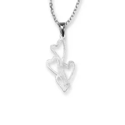 Halsband Four Hearts Silver
