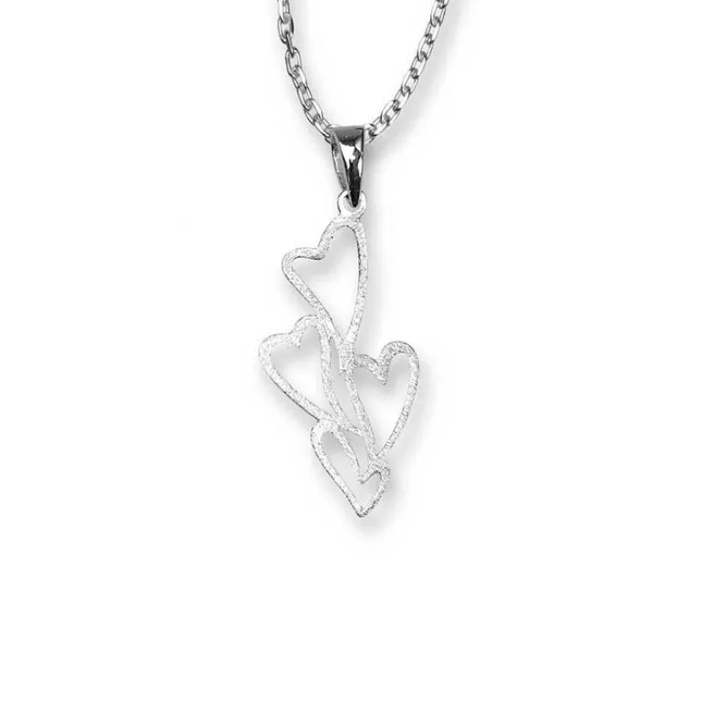 Halsband Four Hearts Silver