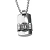 Halsband Grid Stål