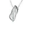 Halsband Hanging Leaf Silver