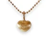 Halsband Heart Borstat Roséförgyllt Silver