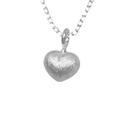 Halsband Heart Borstat Silver