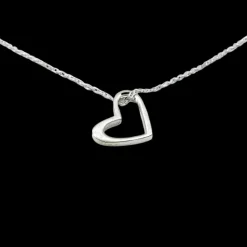 Halsband Heart Silver