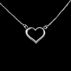 Halsband Heart Silver