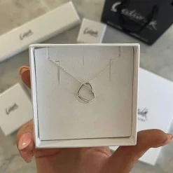 Halsband Heart Silver