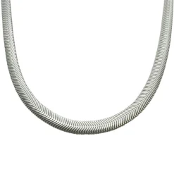 Halsband Herringbone Cashmere Silver - 6,25 mm