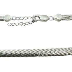 Halsband Herringbone Cashmere Silver - 6,25 mm
