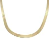 Halsband Herringbone Förgyllt Silver - 4,2 mm