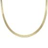 Halsband Herringbone Förgyllt Silver - 3,5 mm