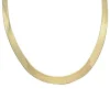 Halsband Herringbone Förgyllt Silver - 5,5 mm