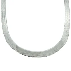 Halsband Herringbone Silver - 5,5 mm