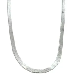 Halsband Herringbone Silver - 4,2 mm
