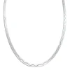 Halsband Herringbone Waves Silver
