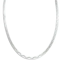 Halsband Herringbone Waves Silver