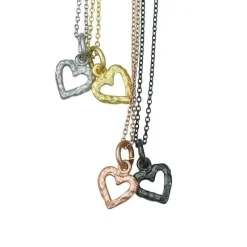 Halsband Hjärtan Silver