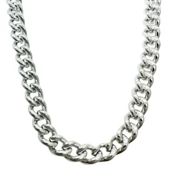 Halsband Ihålig Pansar Silver - 10,7 mm