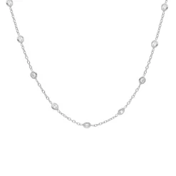 Halsband 18K Vitguld