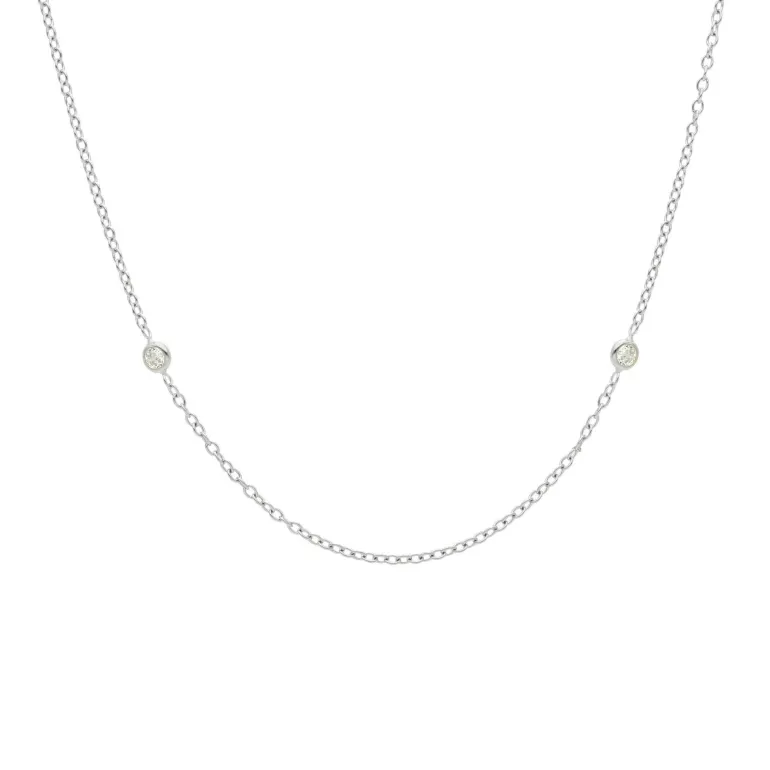 Halsband 18K Vitguld
