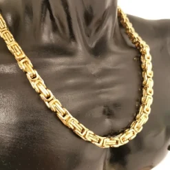 Halsband Kejsar Förgyllt Stål - 7,5 mm