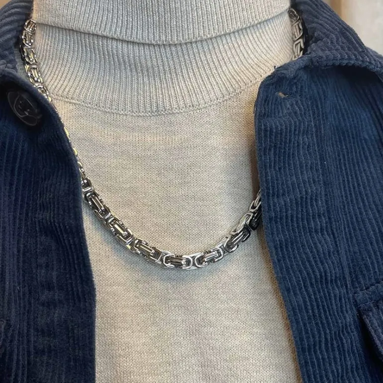 Halsband Kejsar Stål - 7,5 mm