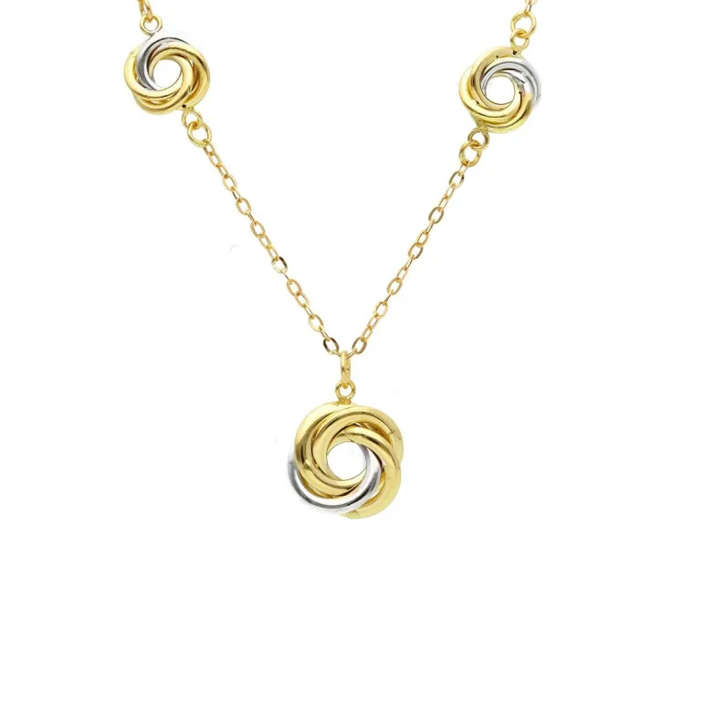 Halsband Knot Bicolore 18K Guld