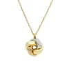 Halsband Knot Tricolore 18K Guld