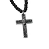 Halsband Kors & Dödskalle Stål