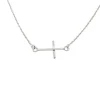 Halsband Kors Silver