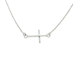 Halsband Kors Silver