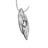 Halsband Leaf & Heart Silver