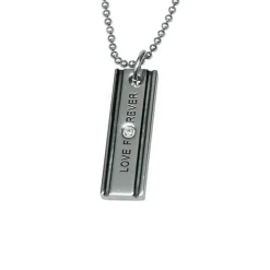 Halsband Love Forever Stål