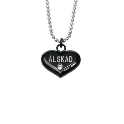 Halsband Älskad Svart Stål
