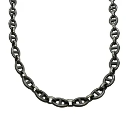 Halsband Marinalänk Oxiderat Stål - 8 mm