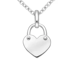 Halsband Padlock Silver