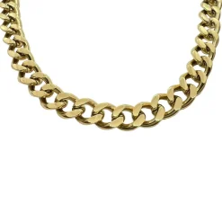 Halsband Pansar Förgyllt Stål - 10 mm
