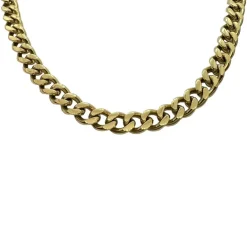 Halsband Pansar Förgyllt Stål - 6,5 mm