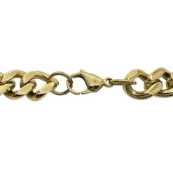 Halsband Pansar Förgyllt Stål - 12 mm