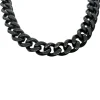 Halsband Pansar Svart Stål - 12 mm