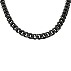 Halsband Pansar Svart Stål - 6,5 mm