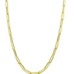 Halsband Paper Clip 18K Guld