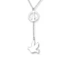 Halsband Peace & Dove Silver