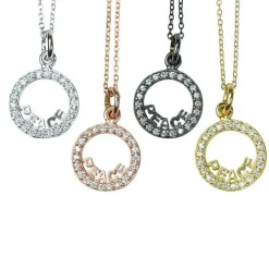 Halsband Peace Silver