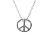 Halsband Peace Silver