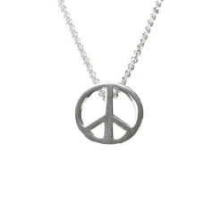 Halsband Peace Silver