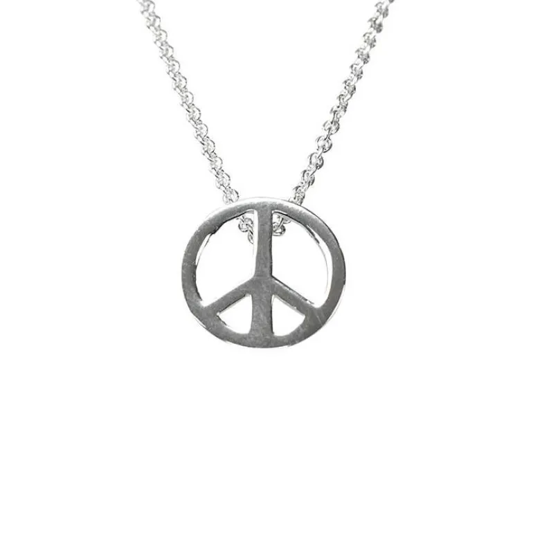 Halsband Peace Silver