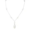 Halsband Pearl Silver
