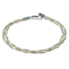 Halsband "Braided Three Colours" Silver