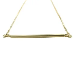 Halsband Rod Förgyllt Sterlingsilver
