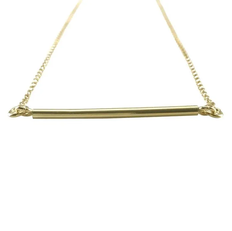 Halsband Rod Förgyllt Sterlingsilver